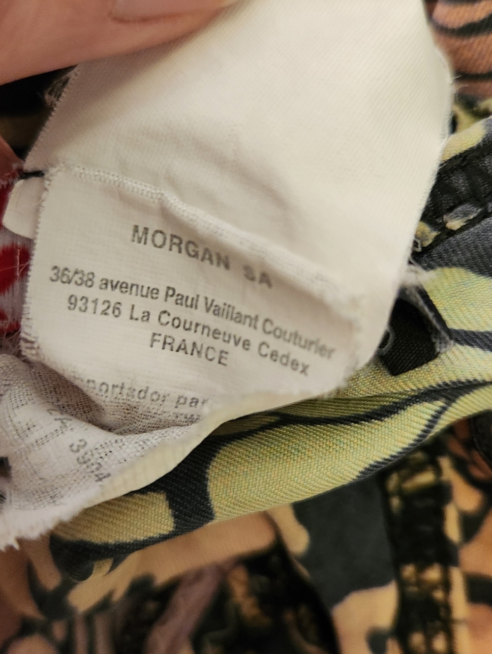 Vintage Morgan De Toi Rose of Sharon Maxi Made In France T42 - Picture 5 of 8